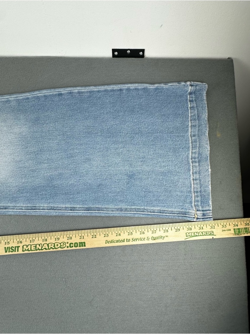 Kancan Holly High Rise Wide Leg Jeans | Size 15/31 | Light Blue Wash - Picture 8 of 9